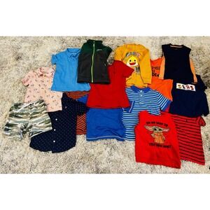 Boy's 4T Bundle Lot Clothes - Columbia Polo Ralph Lauren Baby Shark Paw Patrol